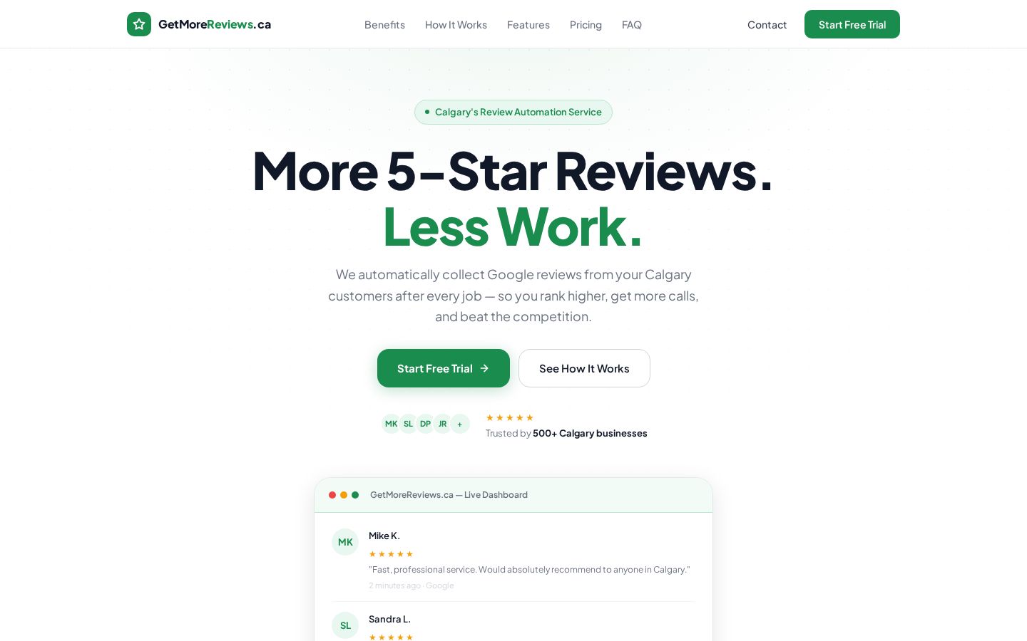 GetMoreReviews.ca website